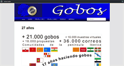 Desktop Screenshot of gobos.es